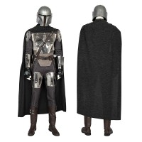The Mandalorian Halloween Costume Star Wars Cosplay Suit With Cloak  